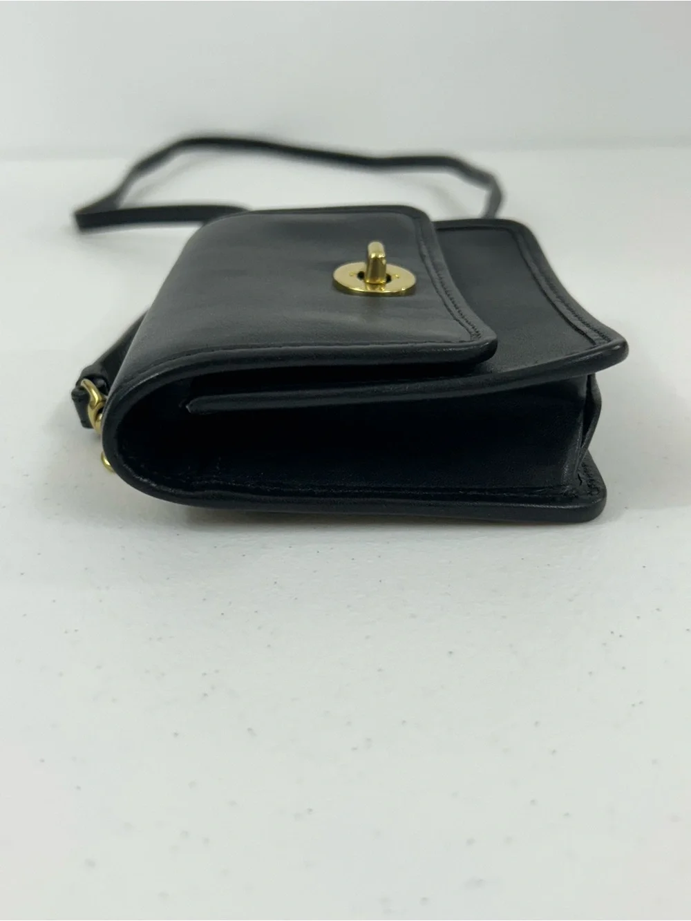 Coach Vintage Mini Black Turnlock Belt Bag NWT